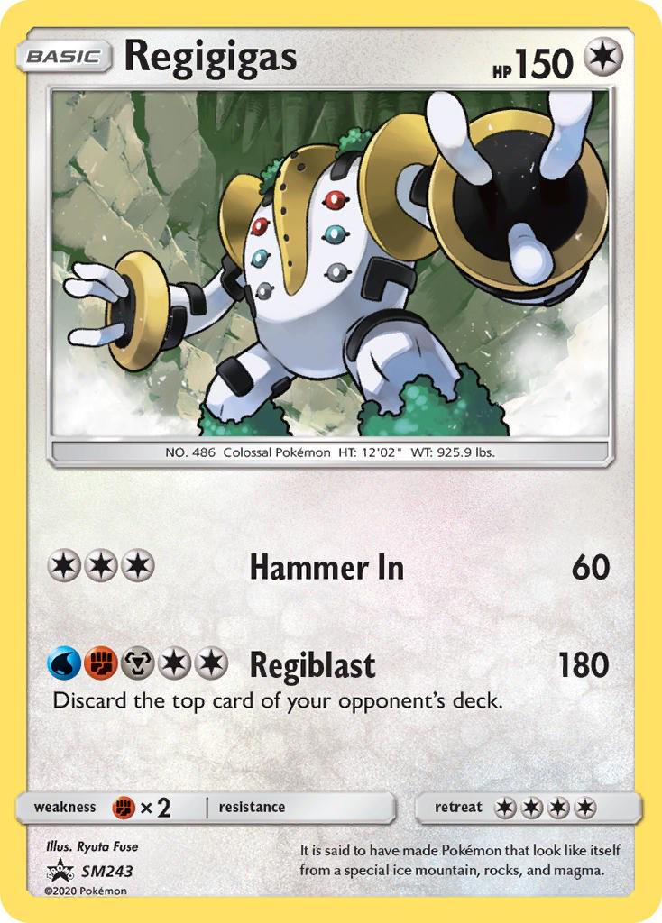 Regigigas, SM Promos