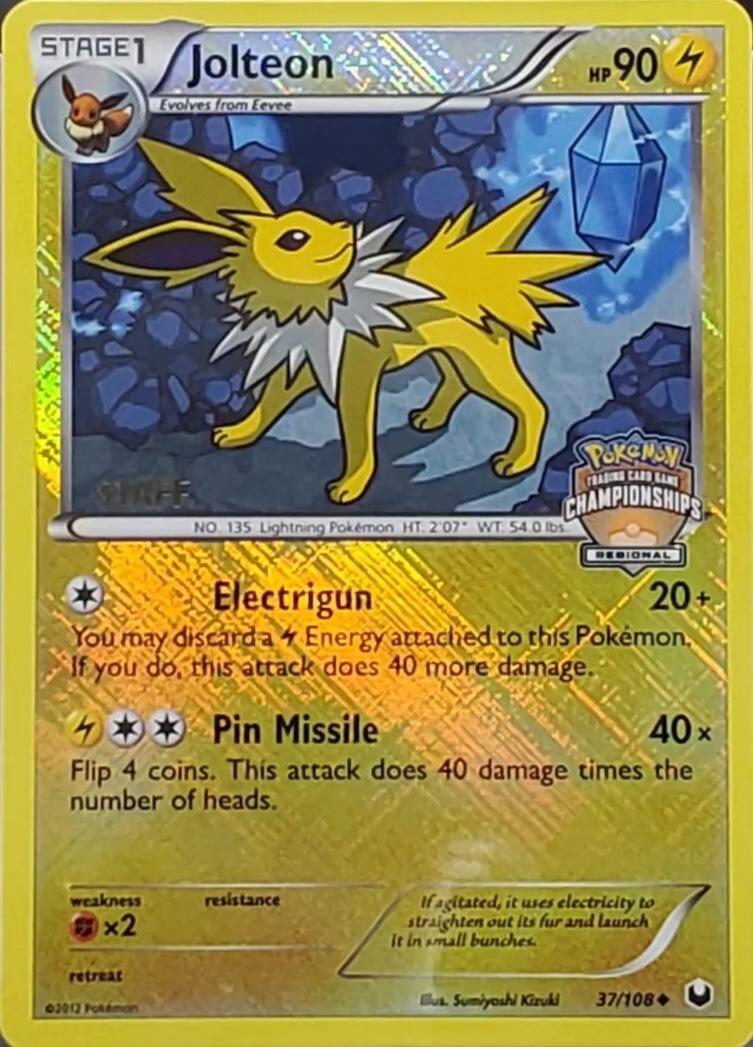 Jolteon (Regional Championships), League & Championship Cards