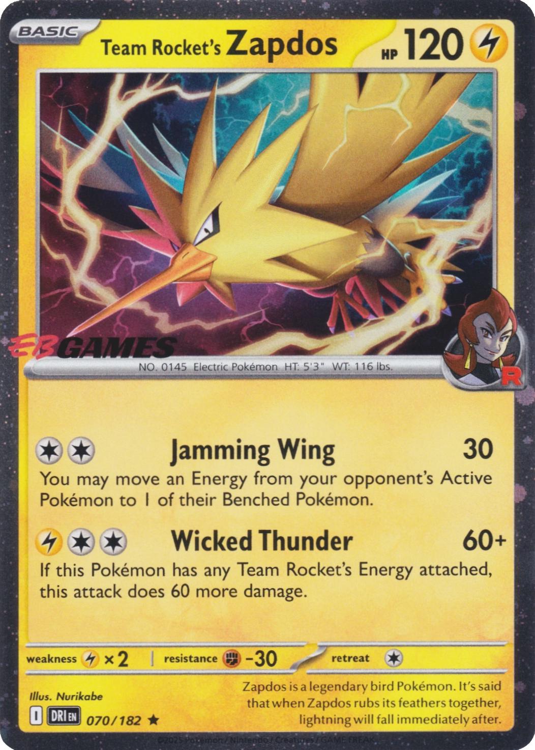 Team Rocket's Zapdos (EB Games Exclusive), Miscellaneous Cards & Products