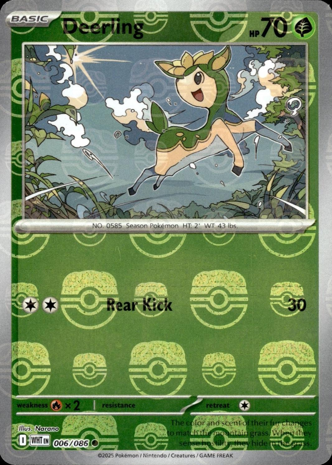 Deerling (Master Ball Pattern), White Flare