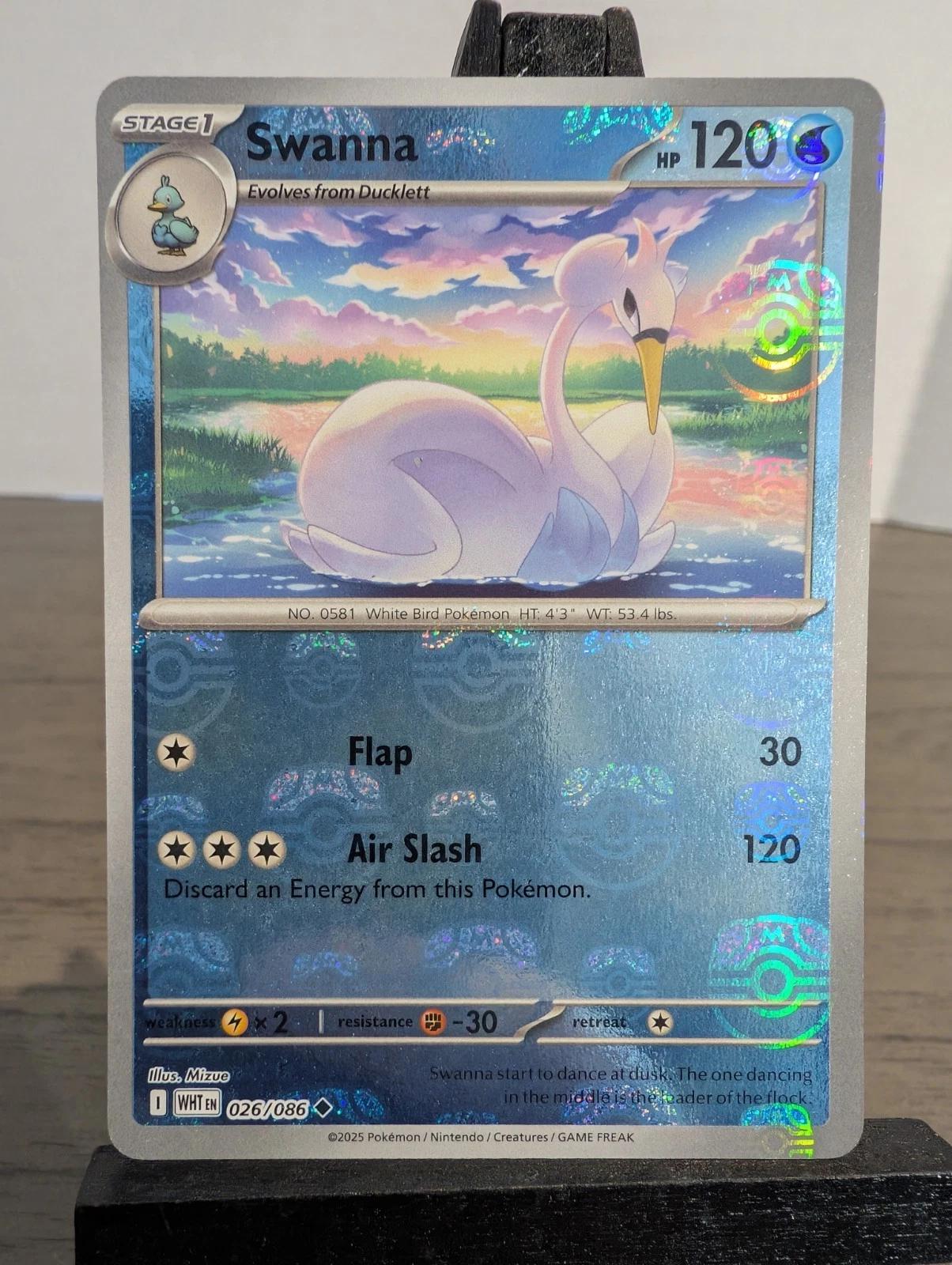 Swanna (Master Ball Pattern), White Flare