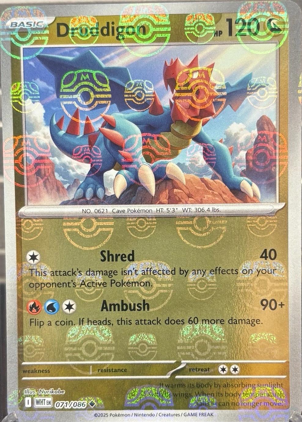 Druddigon (Master Ball Pattern), White Flare
