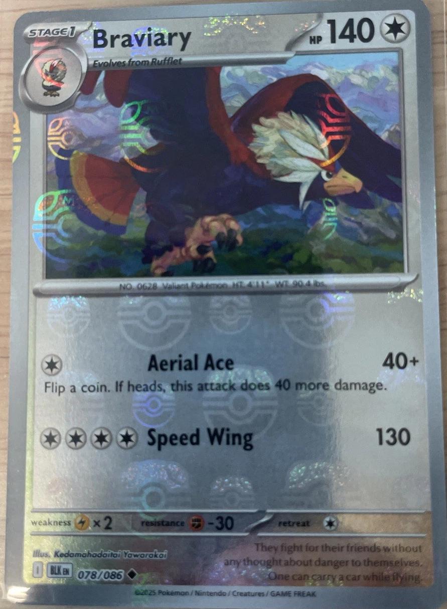 Braviary (Master Ball Pattern), Black Bolt