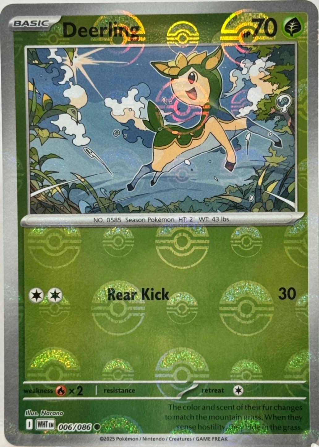 Deerling (Poke Ball Pattern), White Flare