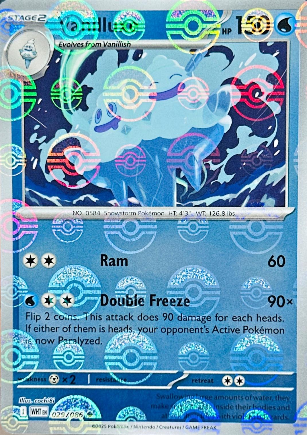 Vanilluxe (Poke Ball Pattern), White Flare