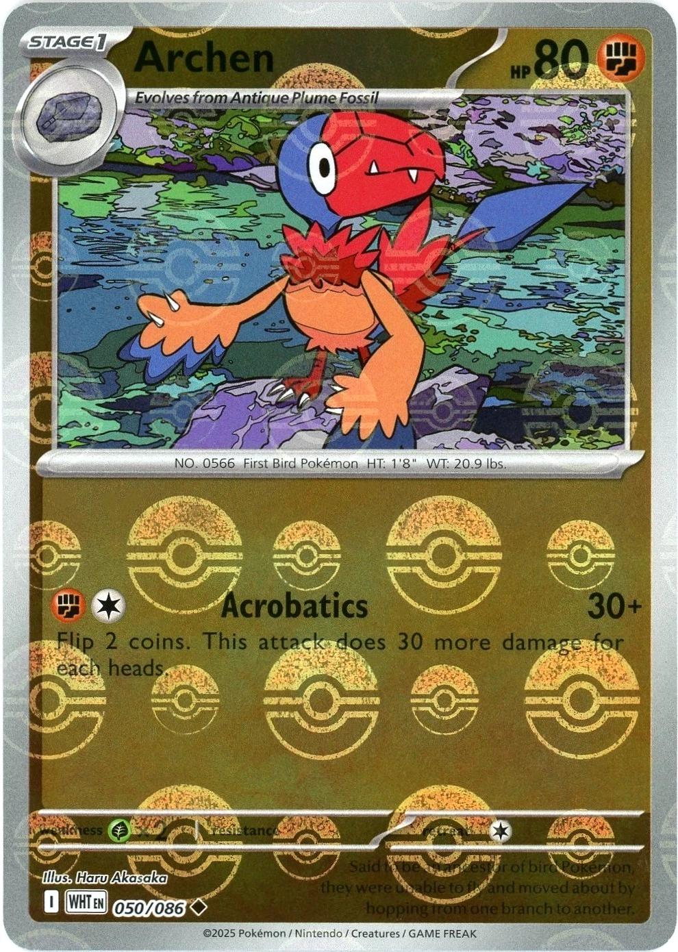Archen (Poke Ball Pattern), White Flare