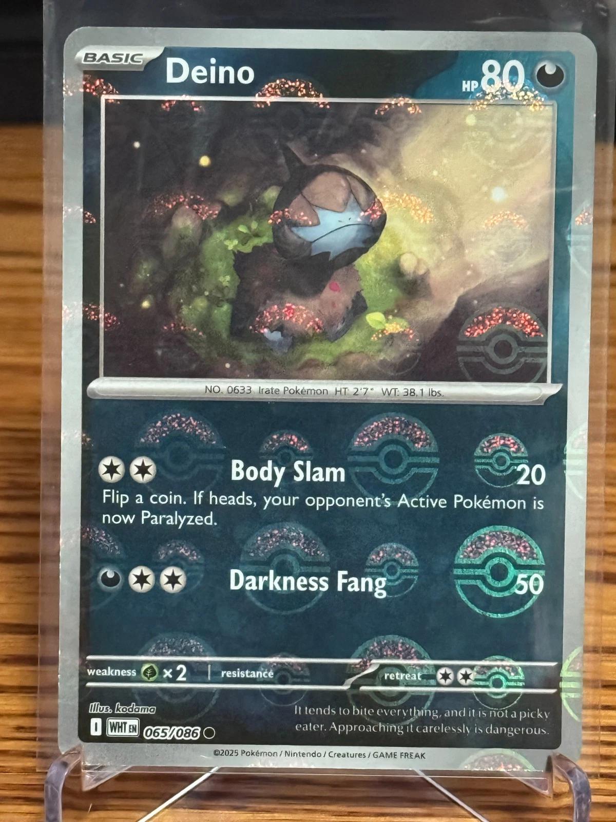 Deino (Poke Ball Pattern), White Flare
