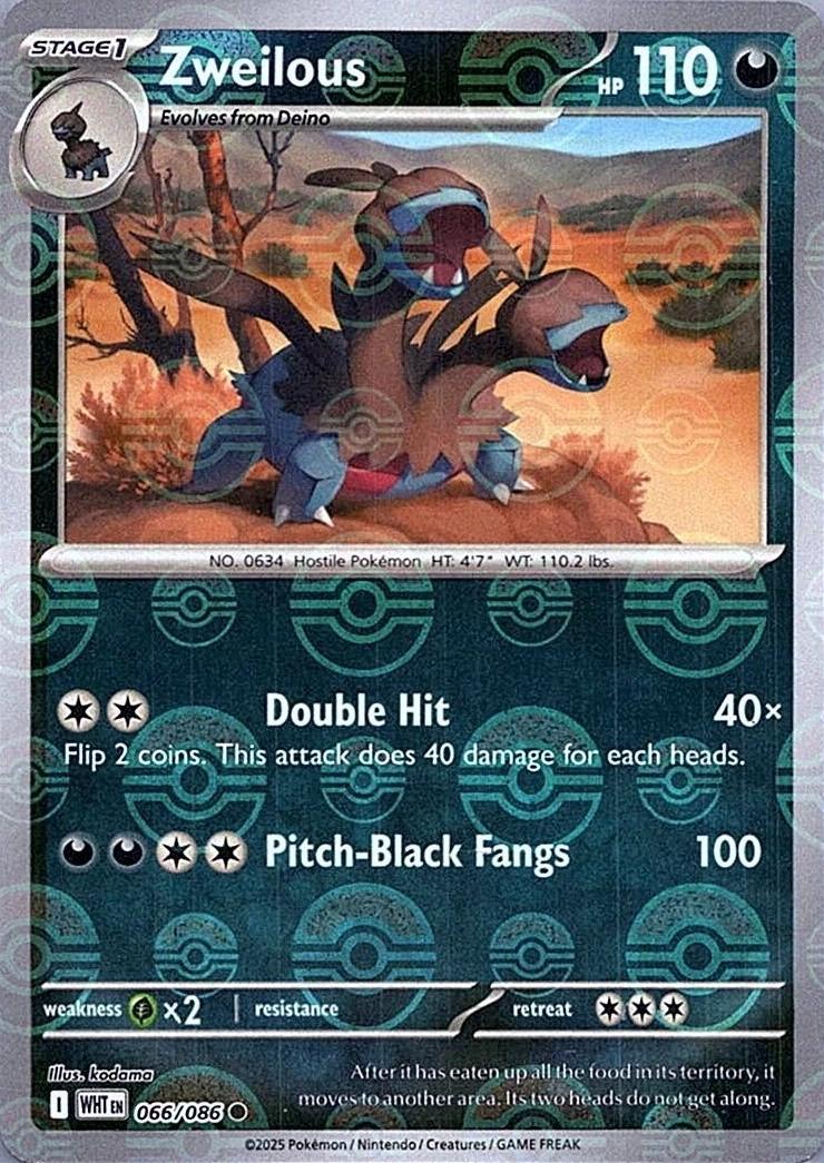 Zweilous (Poke Ball Pattern), White Flare