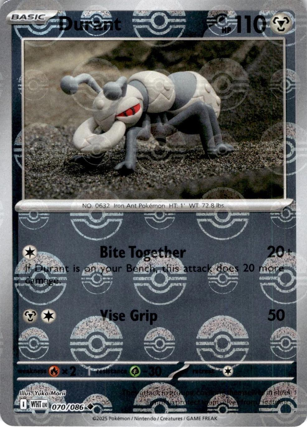 Durant (Poke Ball Pattern), White Flare