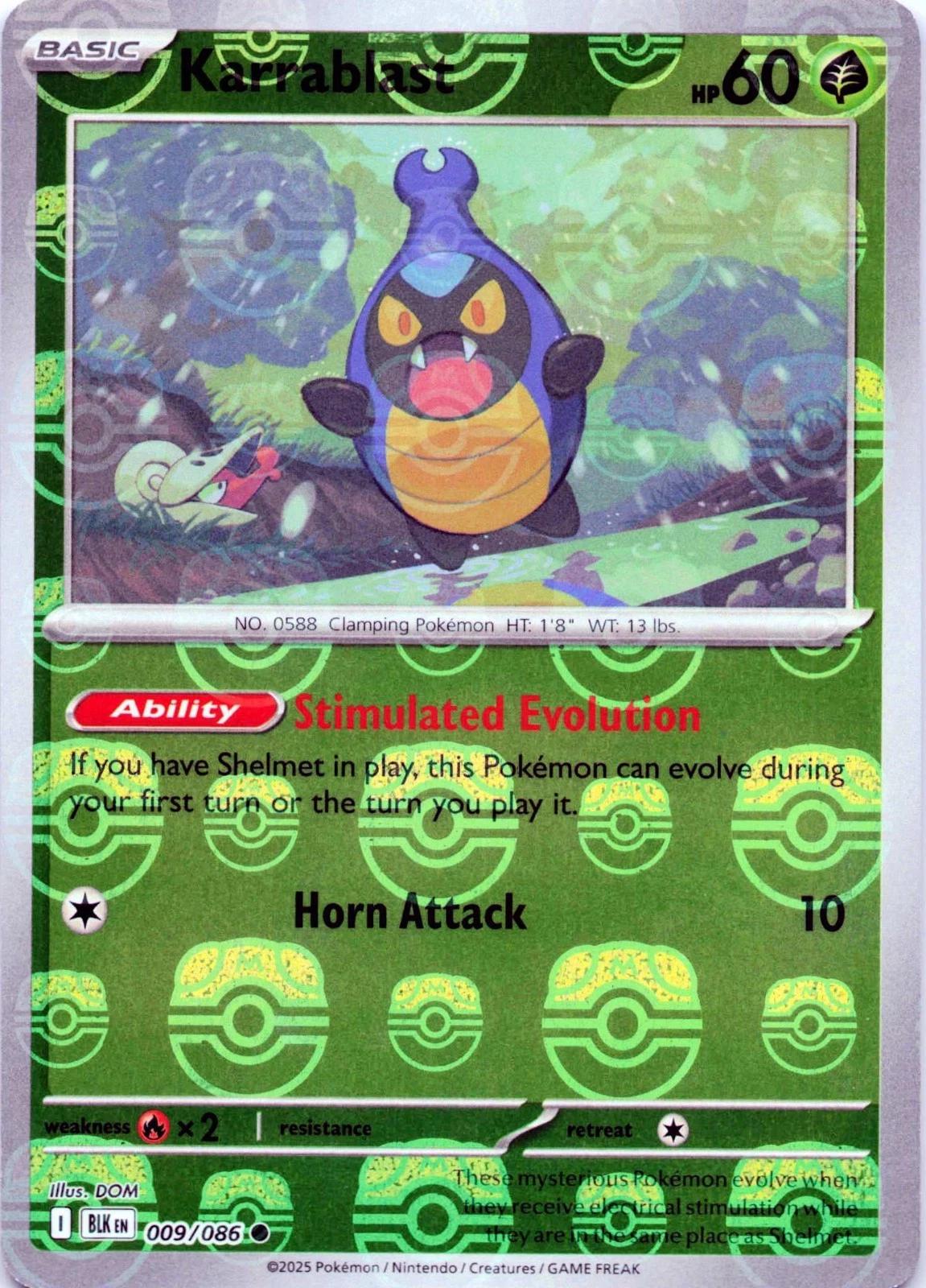 Karrablast (Master Ball Pattern), Black Bolt