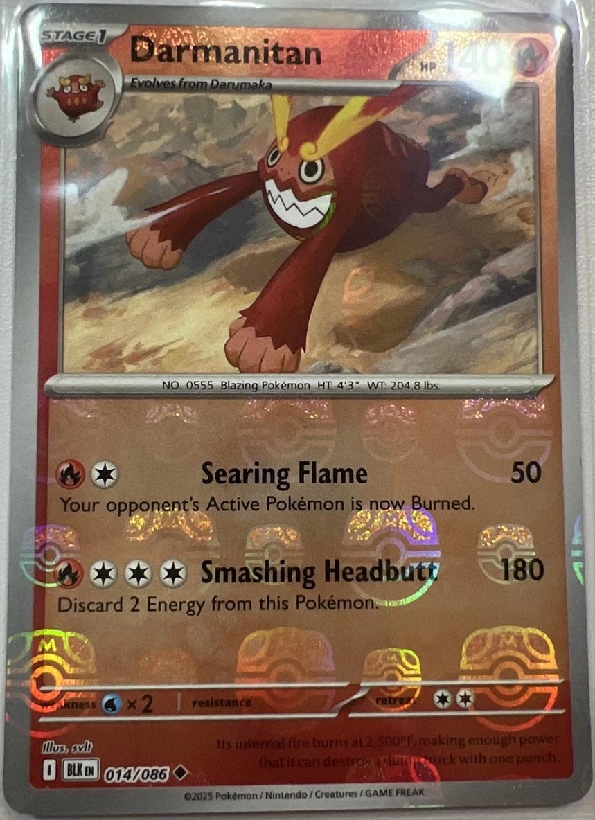 Darmanitan (Master Ball Pattern), Black Bolt