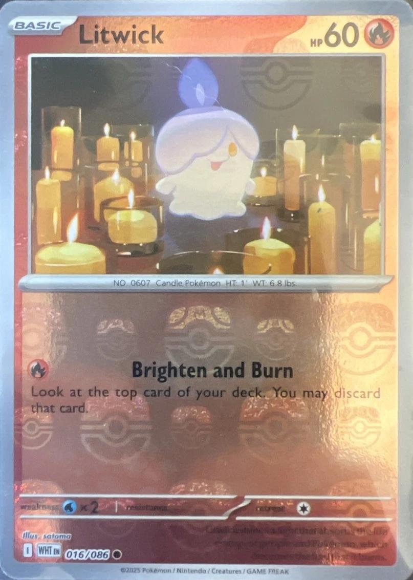 Litwick (Master Ball Pattern), White Flare