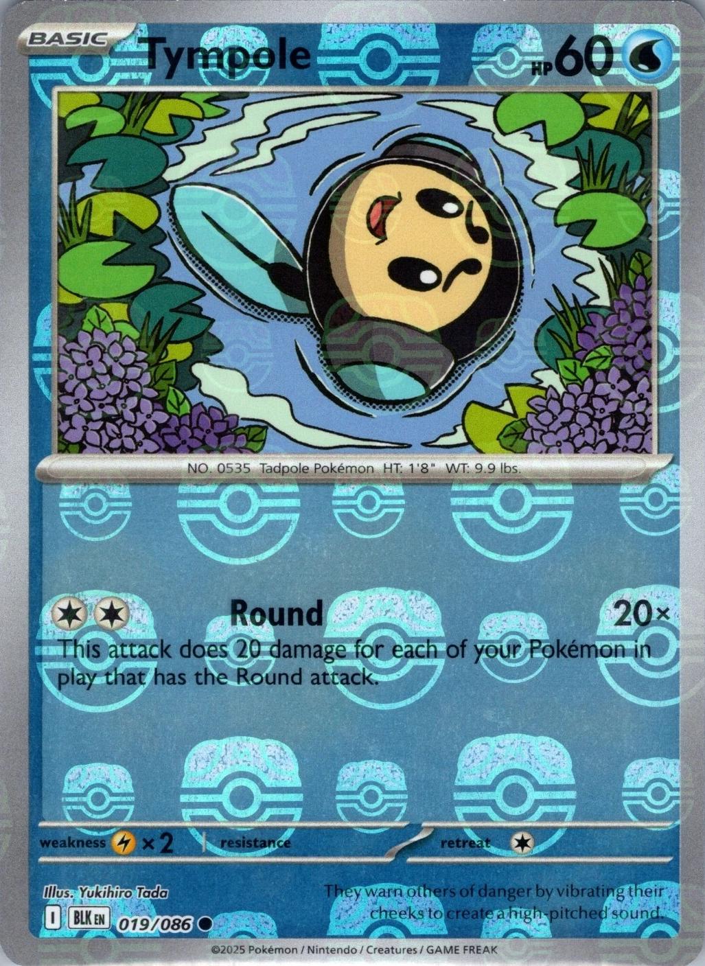 Tympole (Master Ball Pattern), Black Bolt