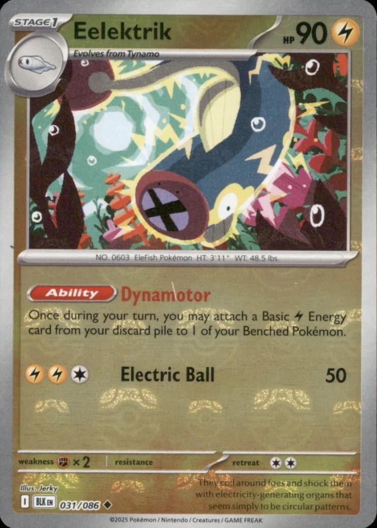 Eelektrik (Master Ball Pattern), Black Bolt