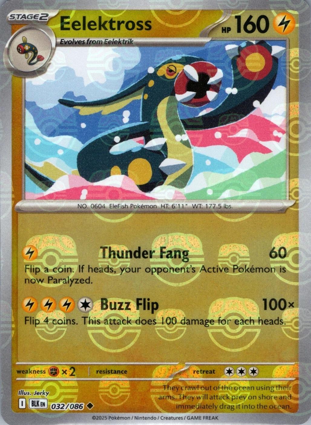 Eelektross (Master Ball Pattern), Black Bolt