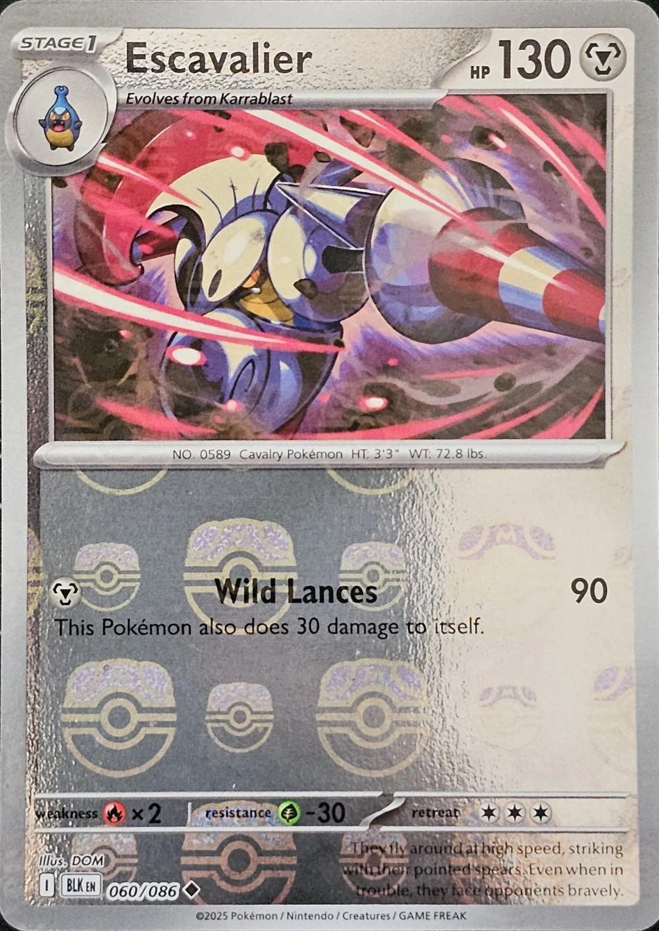 Escavalier (Master Ball Pattern), Black Bolt
