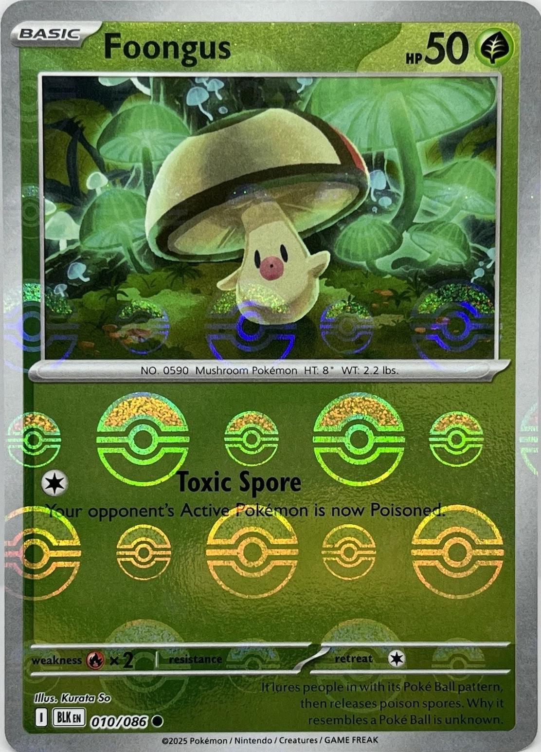 Foongus (Poke Ball Pattern), Black Bolt