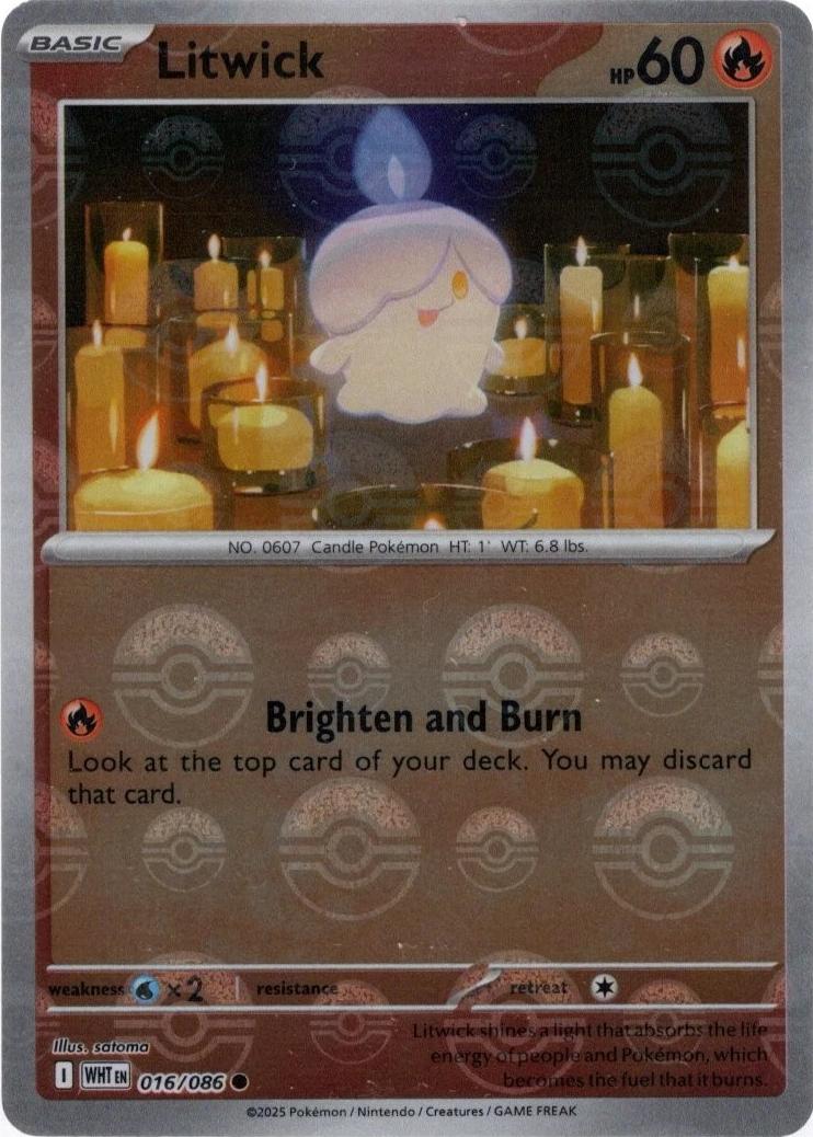 Litwick (Poke Ball Pattern), White Flare