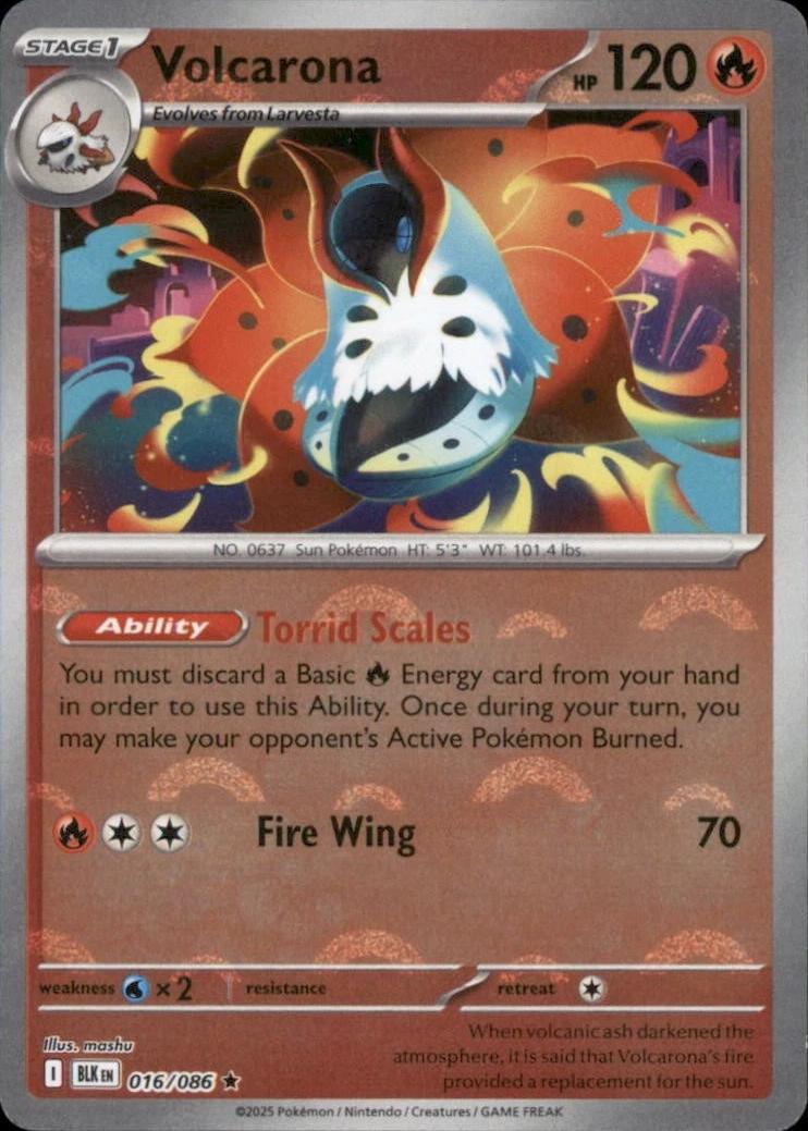 Volcarona (Poke Ball Pattern), Black Bolt