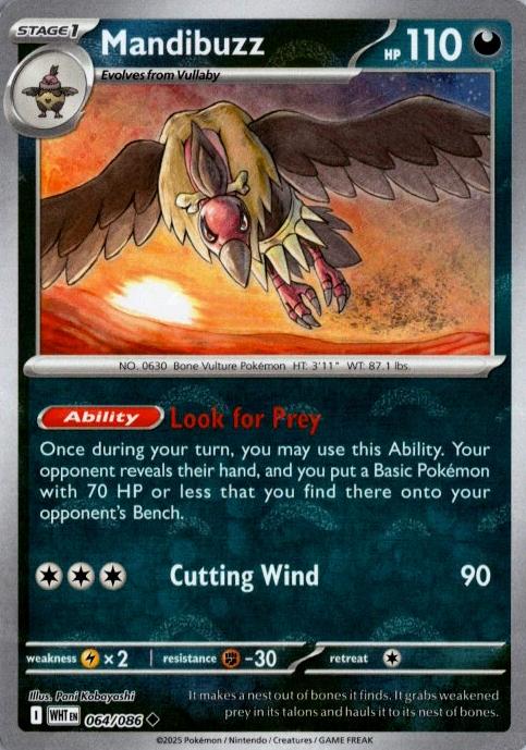 Mandibuzz (Poke Ball Pattern), White Flare