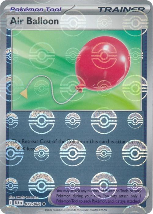 Air Balloon (Poke Ball Pattern), Black Bolt