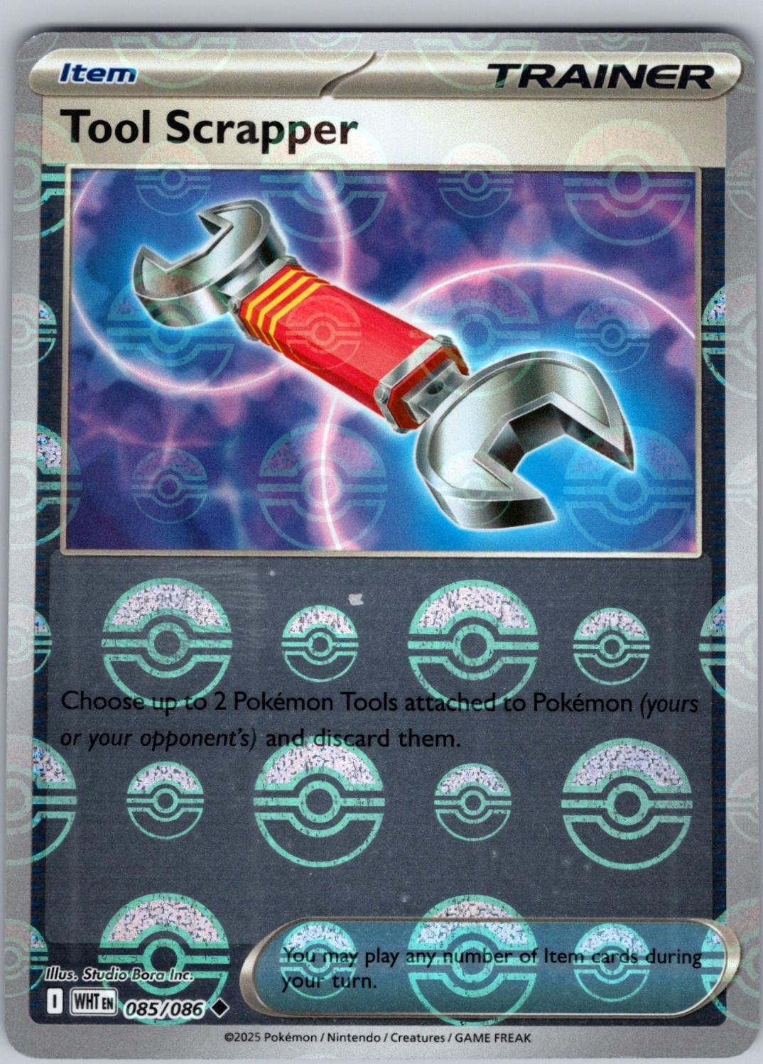 Tool Scrapper (Poke Ball Pattern), White Flare