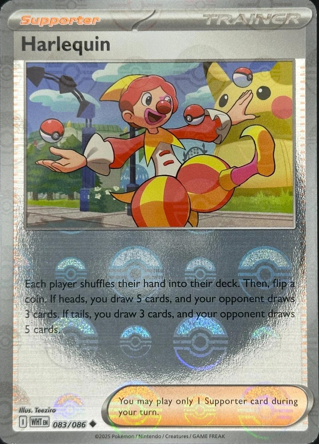 Harlequin (Poke Ball Pattern), White Flare