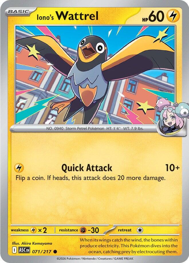 Iono's Wattrel (Poke Ball), Ascended Heroes