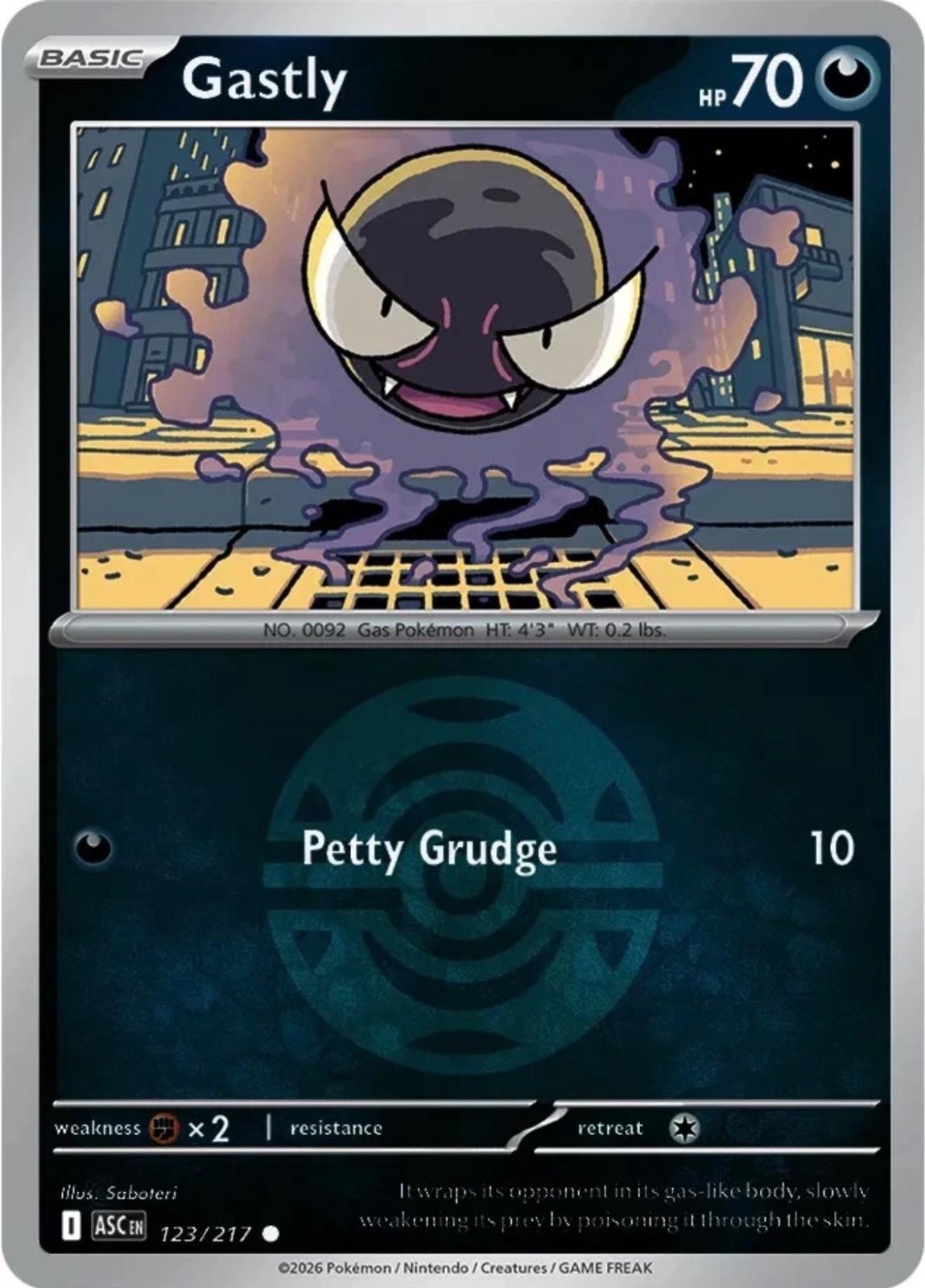 Gastly (Dusk Ball), Ascended Heroes