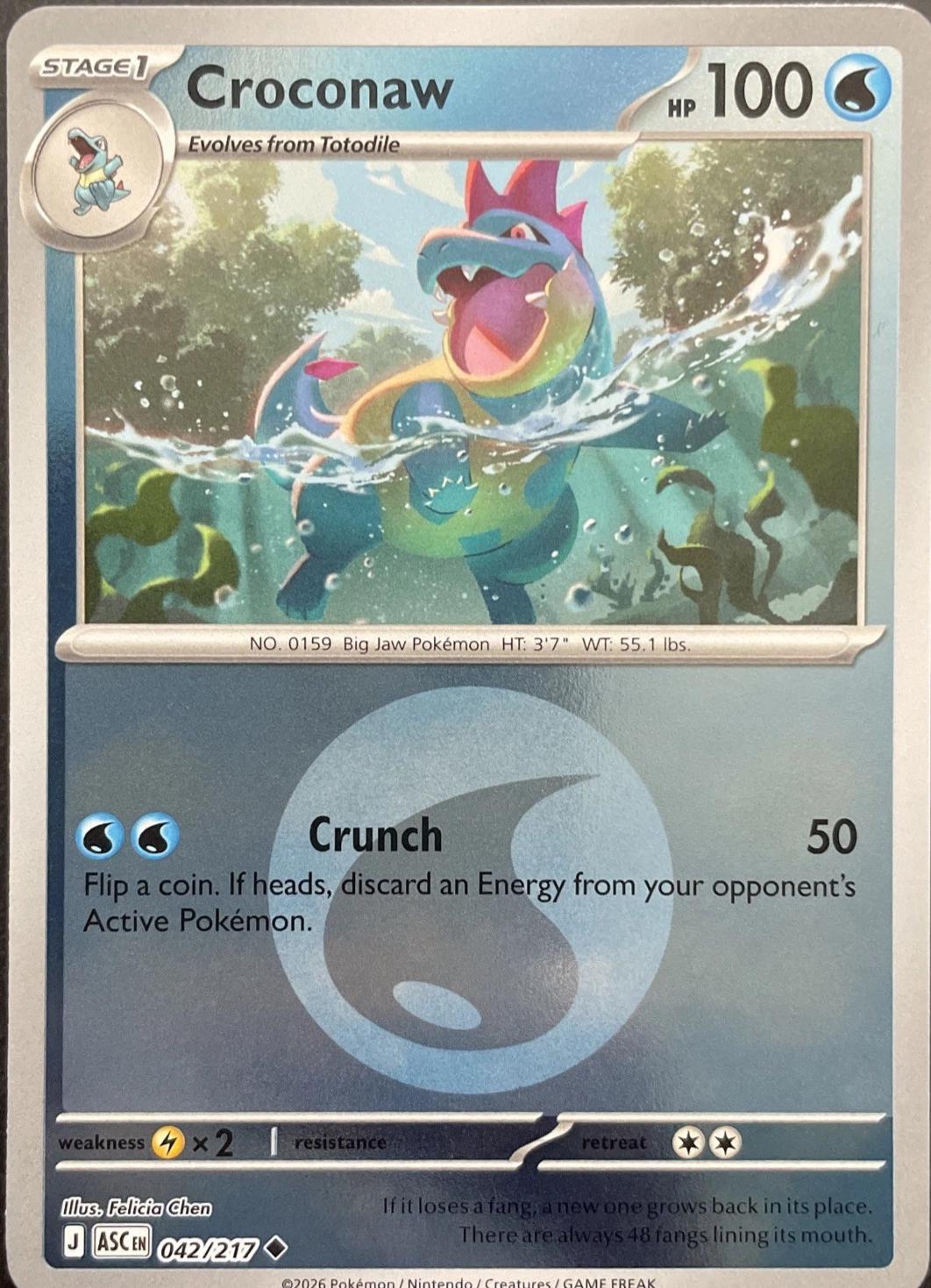 Croconaw (Energy Symbol Pattern), Ascended Heroes
