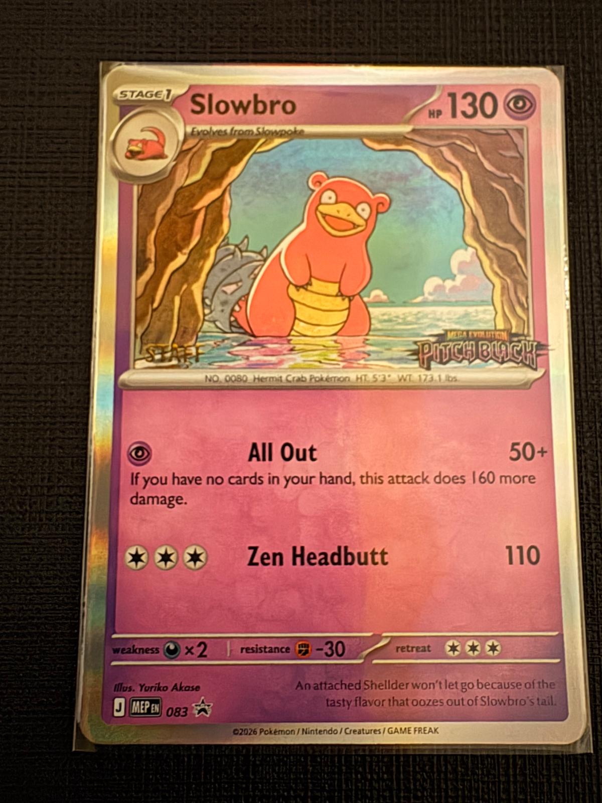 Slowbro [Staff], Mega Evolution Promo